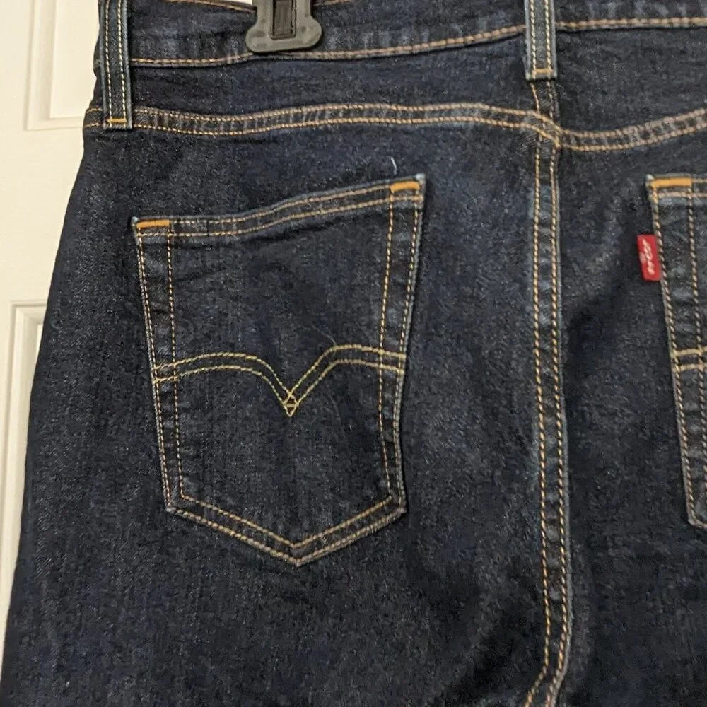 Levi's 514 Jeans Men's Stretch Straight Fit Size 34 X 34 Blue
